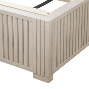 Platform Bed Frame With Headboard, Floor Standing Design