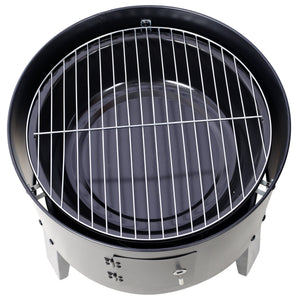 Charcoal Smoker Grill Wood Smoker Grills Outdoor Cooking 16 Inch Portable BBQ