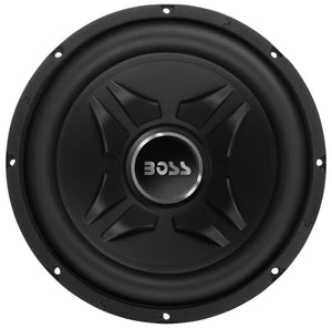 2 Boss CXX12 12" 2000W Car Audio Power Subwoofer Sub & Mono Amplifier & Amp Kit - TRAPSKI