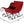 Iron Sleigh Large, Distressed Christmas Santa Sleigh Holiday Decoration