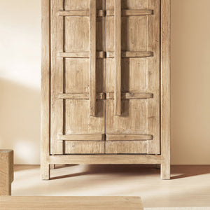 Rowan - Storage Cabinet With Double Doors - Natural