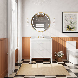Fully Assembled 36'' Bathroom Vanity