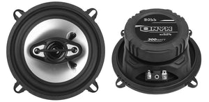 BOSS NX524 5.25" 300W and 6.5" 400W 4 Way Car Audio Coaxial Speaker Set (4 Pack) - TRAPSKI