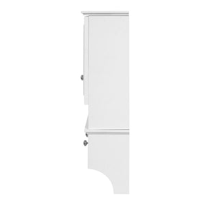 Modern Bathroom Mirror Cabinet With Drawers, Organizer Hooks, And High-Definition Mirrors