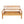 2-Piece Outdoor Teak Acacia Wood Conversation Set