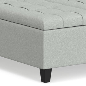 Harrison - Coffee Table Storage Ottoman Lift Top - Stone Gray