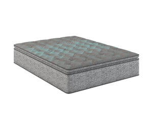 Restonic comfort care 10' hybrid, euro top,  individual pocketed coil mattress , plush comfort