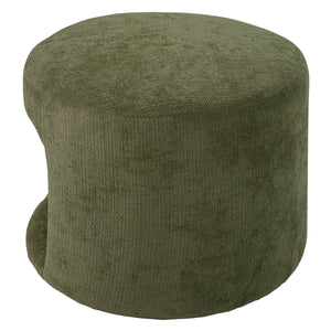 Green Pet Friendly Ottoman with Removable Pet Cushion and Hidden Pet Nook