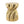 14x14x18.7 Gold Magnesium Accent Stool with Sculptural Swirl Design