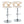 Gardenia - Contemporary Adjustable Barstool & Swivel, Rounded T Footrest (Set of 2)