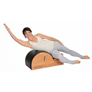 Stamina AeroPilates Wooden Padded Spine Posture Corrector Stretching Barrel - TRAPSKI
