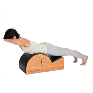 Stamina AeroPilates Wooden Padded Spine Posture Corrector Stretching Barrel - TRAPSKI