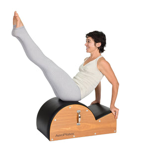 Stamina AeroPilates Wooden Padded Spine Posture Corrector Stretching Barrel - TRAPSKI