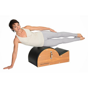 Stamina AeroPilates Wooden Padded Spine Posture Corrector Stretching Barrel - TRAPSKI