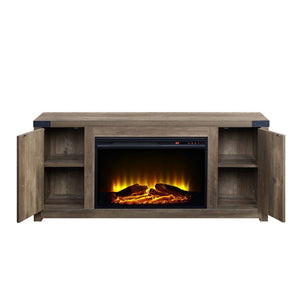 Tobias - Fireplace - Oak / Rustic