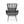 Modern Aesthetic Outdoor Rattan Accent Chair With Metal Legs