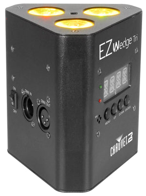 NEW! CHAUVET EZWedge Tri DJ Tri-Color Dimmable LED Light Effect w/ IRC Remote