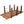 5 Ft Wooden Garden Bridge, Stained Wood Arc Footbridge with Chain Railings
