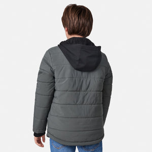 Boys' Trail Puffer Hoodie Shacket