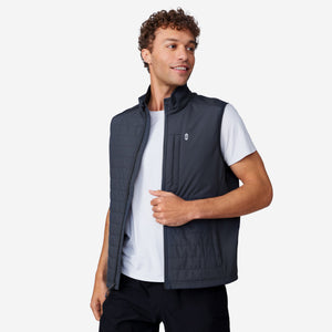 Men's High Stretch Full Zip Vest