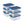 Sterilite 12 Gal Latch and Carry Stackable Storage Bin with Latching Lid, 6 Pack