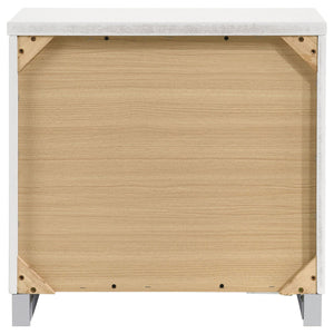Dulcey - 2 Drawer Nightstand - Gloss White