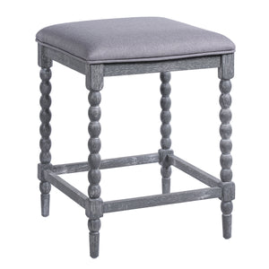 26" Counter Stools Set of 4 with Upholstered Seat