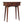 Solid Mango Wood Mini Chestnut Hallway Console with 2 Drawers