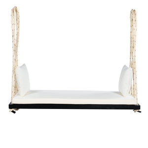 Patio Wooden Swing Chair Hanging Porch Swing Bench