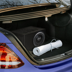 QPower QBOMB12VL Single 12" Vented Ported Car Subwoofer Sub Box Enclosure QBOMB - TRAPSKI