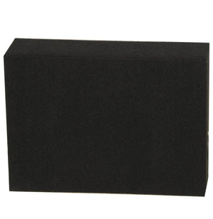 Q Power Shallow Single 12 In Sealed MDF Truck Subwoofer Enclosure Box, Charcoal - TRAPSKI