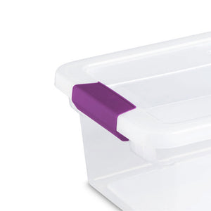 Sterilite 15 Quart Plastic Stackable Storage Container Tote with Lid (36 Pack)