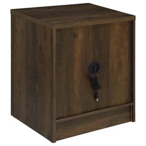 Geary - 2 Drawer Nightstand With LED Lights And USB Charging Ports