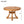 Extendable Round Rubber Wood Dining Table