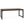 Rectangular Kitchen & Dining Room Table - Brown / Black