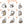 3-4 Person Pop Up Tent Automatic Setup Camping Tent Waterproof Instant Setup Tent with 2 Mosquito Net Windows Carrying Bag for Hiking Climbing Adventu
