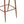 Outdoor Bar Height Metal Frame Counter Stools with Scallop-Shaped Backrest & Water-Resistant Cushions