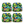 Outdoor Patio Chair Cushions, Water-Repellent U-Shape, Set of 4 - Rich Forest