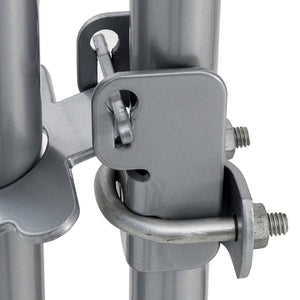 Lucky Dog 10' x 10' Chain Link Dog Kennel (2 Pack) & Waterproof Roof Cover