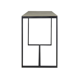 Ernesto Outdoor Industrial Acacia Wood Bar Table