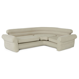 Intex Inflatable Corner Living Room Neutral Sectional Sofa | 68575EP