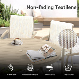 7 Pieces Patio Dining Set