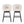 360 Degree Swivel Bar Stool With Stunning Nailhead Trim (Set of 2)