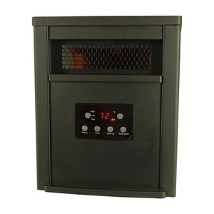 LifeSmart LifePro 6 Element 1500W Electric Infrared Quartz Indoor Space Heater