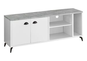 Contemporary TV Stand Console with Storage Cabinet