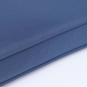 Outdoor Chaise Lounge Chair Cushion - Navy Blue Polyester