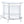 Strick - Freestanding Glass Top Home Bar Wine Cabinet - White