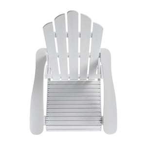 Aurascape Outdoor Acacia Wood Foldable Adirondack Chair