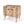 Stylish Style 2 Drawer 2 Door Cabinet, Mango Wood - Natural