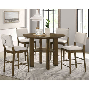 Crispin - Upholstered Counter Side Chair (Set of 2) - Brown